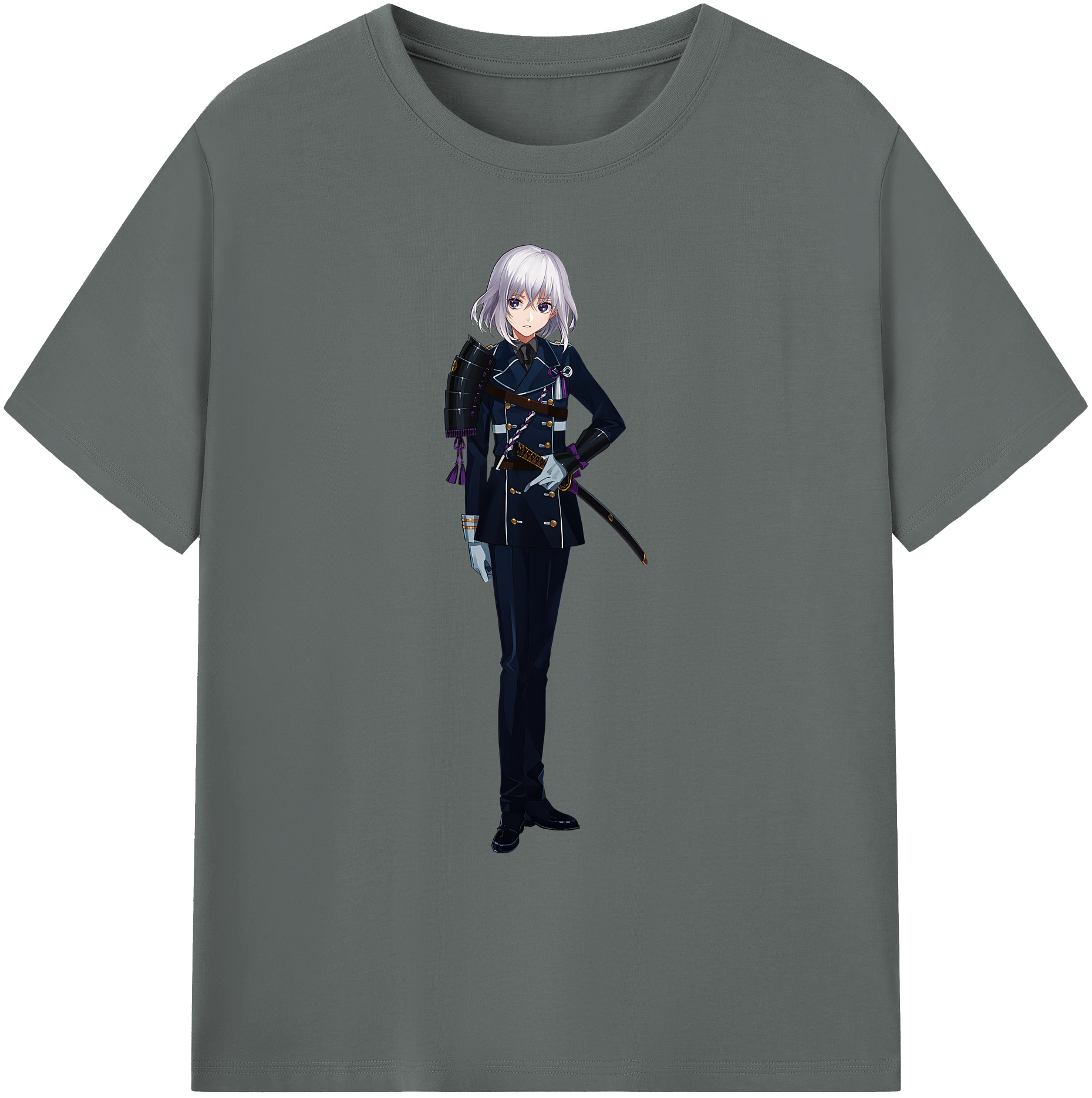 （画像用） 刀剣乱舞 Touken Ranbu 綿100％ メンズ半袖Tシャツ｜肌触りやわらか＆通気性